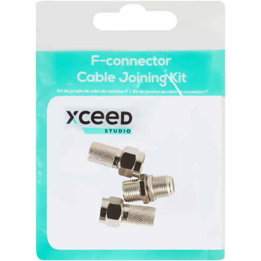 Xceed Studio F-Connector Cable Joining Kit 3 Pack