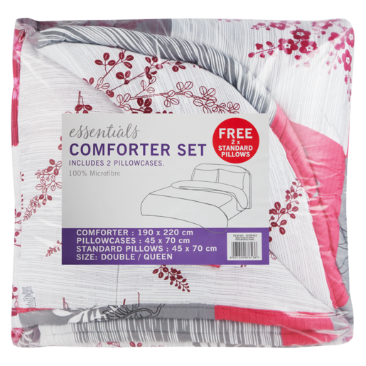 Essentials Comforter Set 5 Piece Bedding Sets Bedroom Household Shoprite Za