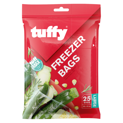 Tuffy Large Freezer Bags 25 Pack