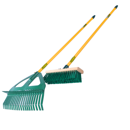 Gutter cleaning rake