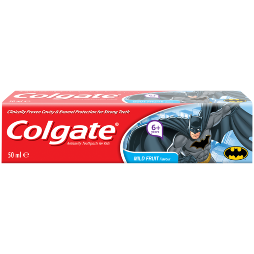 Colgate 6+ Years Batman Mild Fruit Kids Toothpaste 50ml
