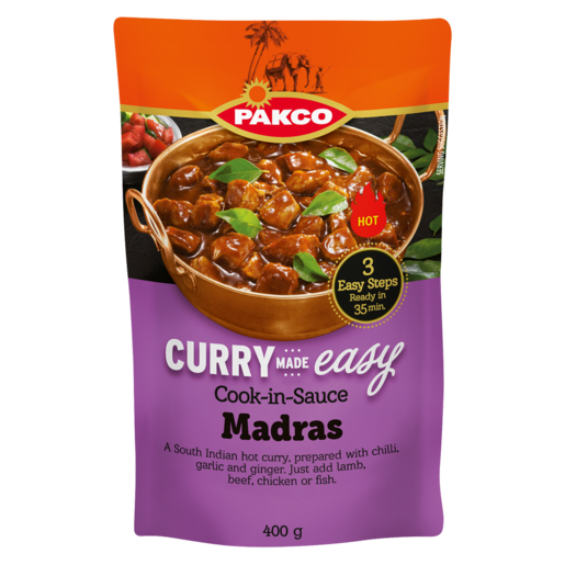 Pakco Madras Cook-In-Sauce 400g