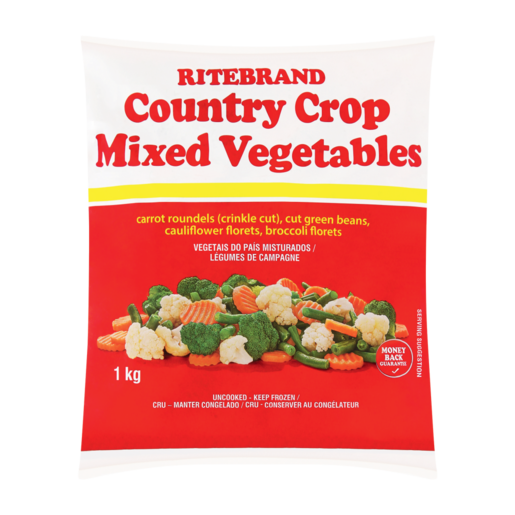 Ritebrand Frozen Country Crop Mixed Vegetables 1kg