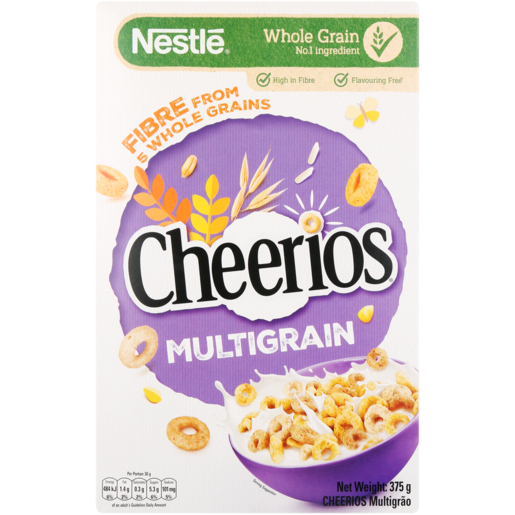 Cheerios Whole Grain Multigrain Cereal Box 375g