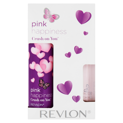 Revlon Ladies Pink Happiness Crush On You Gift Set 2 Piece