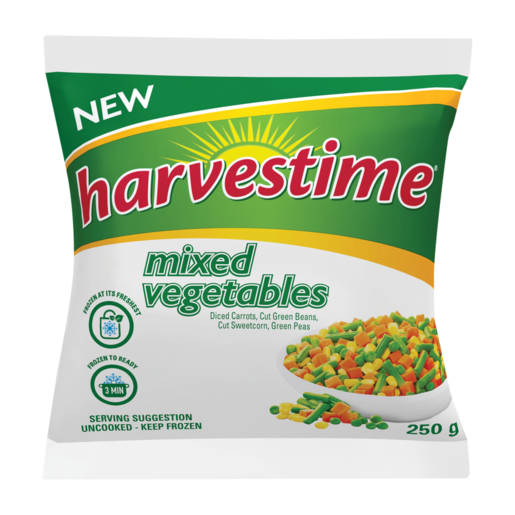 Harvestime Frozen Mixed Vegetables 250g