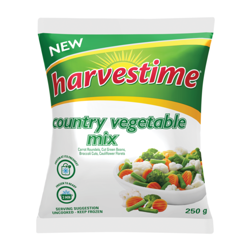 Harvestime Frozen Country Vegetable Mix 250g