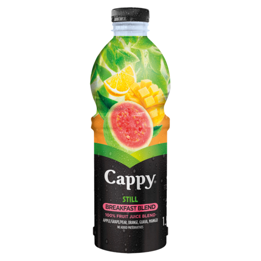 Cappy Still Breakfast Fruit Juice Blend Bottle 1.5L