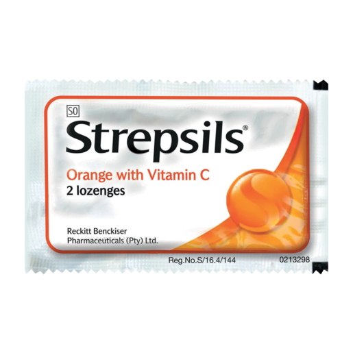 Strepsils Orange With Vitamin C 2 Pack