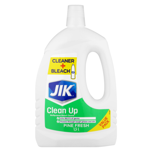 Jik Clean Up Pine Fresh Bleach Cleaner 1.5L