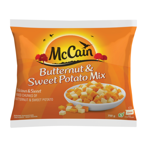 McCain Frozen Butternut & Sweet Potato Mix 750g