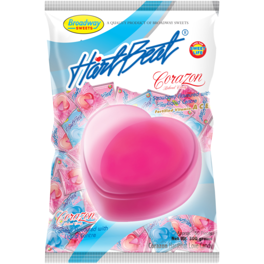 Broadway Sweets Hartbeat Assorted Corazon Love Candy 300g 