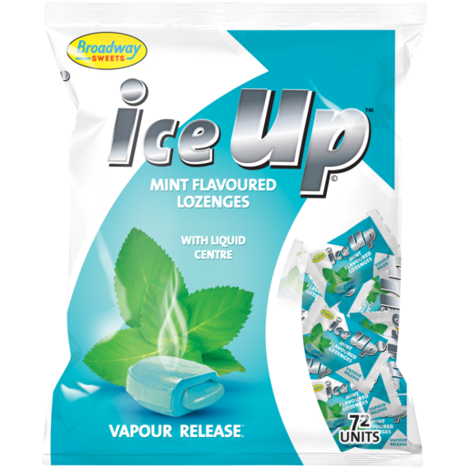 Broadway Sweets Ice Up Mint Flavoured Lozenges 72 Pack