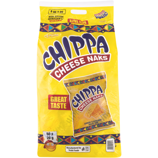 Truda Chippa Sweet Chilli Flavoured Maize Naks 50 x 20g
