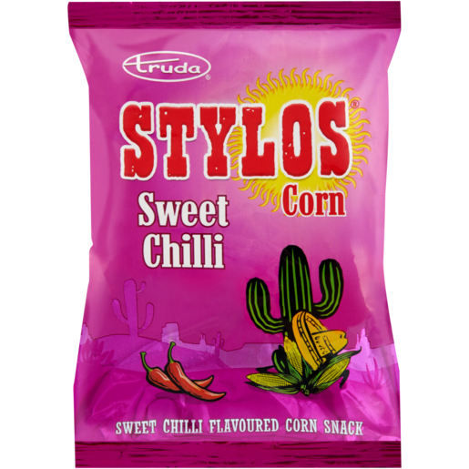 Stylos Sweet Mexican Chilli Flavoured Corn Snack 24g