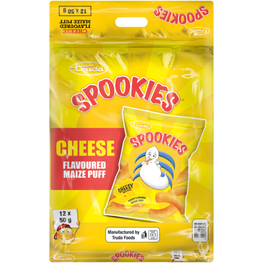 Truda Spookies Cheesy Screams Maize Puffs 12 x 50g