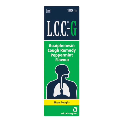 LCC-G Guaiphenesin Peppermint Flavour Cough Remedy 100ml