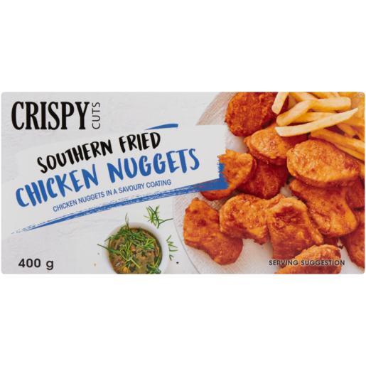 Crispy Cuts Frozen Southern Fried Chicken Nuggets 400g
