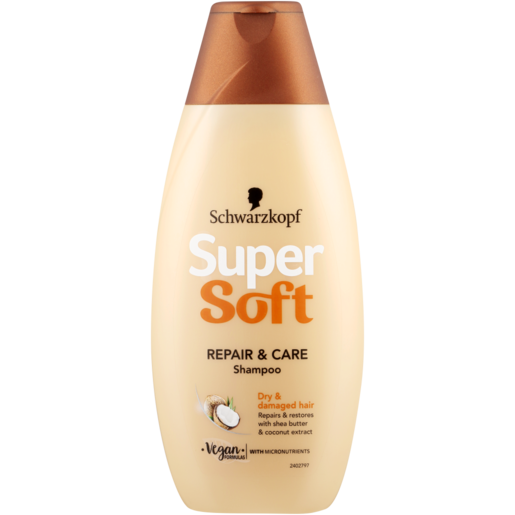 Schwarzkopf Super Soft Repair & Care Shampoo Bottle 400ml