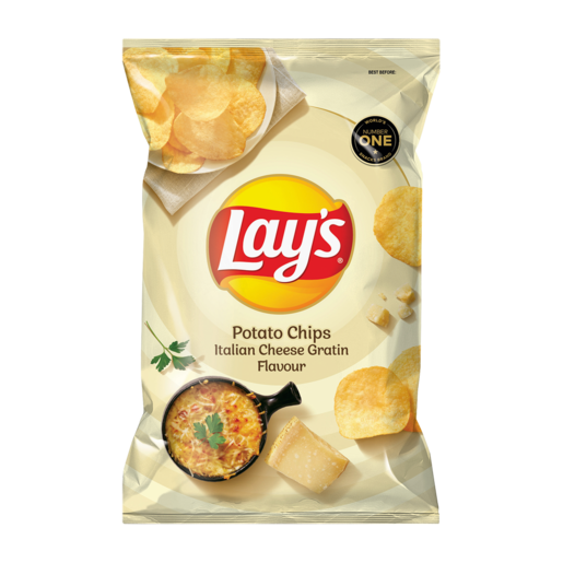 Lay's Italian Cheese Gratin Flavoured Chips 120g