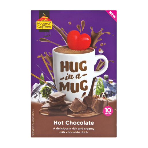 Hug In A Mug Hot Chocolate Sachets 10 x 25g
