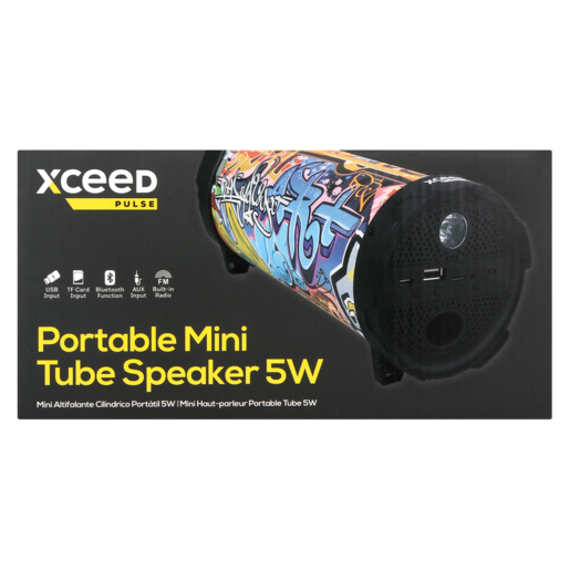 Xceed Graffiti 5W Bluetooth Portable Mini Tube Speaker