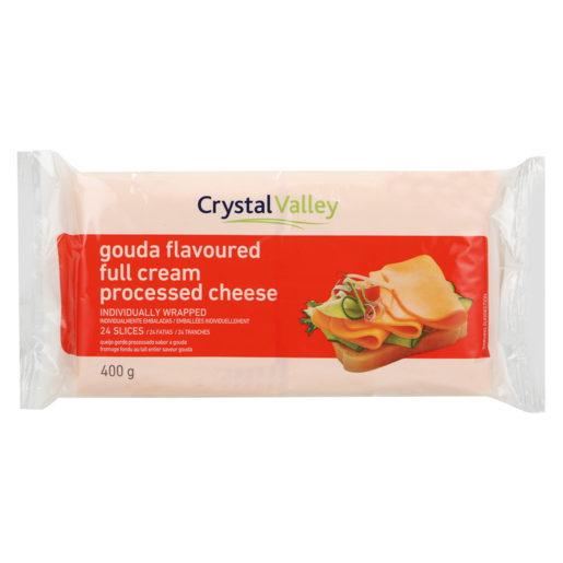 Crystal Valley Gouda Flavoured Processed Cheese 400g