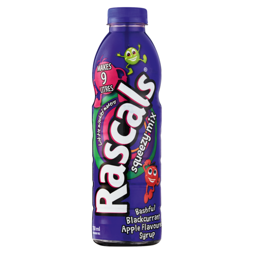 Rascals Blackcurrant Flavoured Syrup Concentrate 750ml