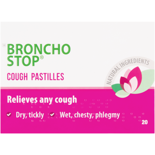 Bronchostop Cough Pastilles 20 Pack