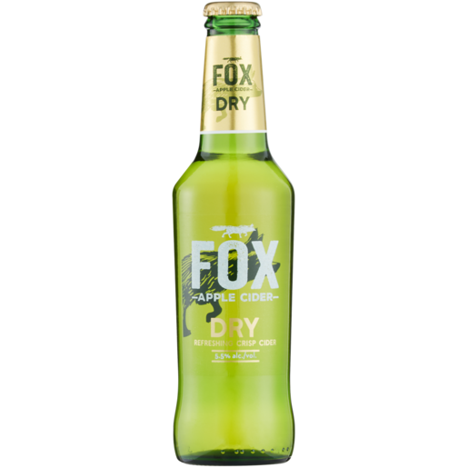 Fox Dry Apple Cider Bottle 330ml