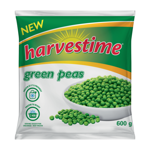 Harvestime Frozen Green Peas 600g
