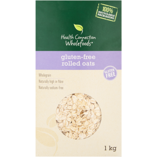 Health Connection Wholefoods Gluten-Free Rolled Oats 1kg | Oats ...