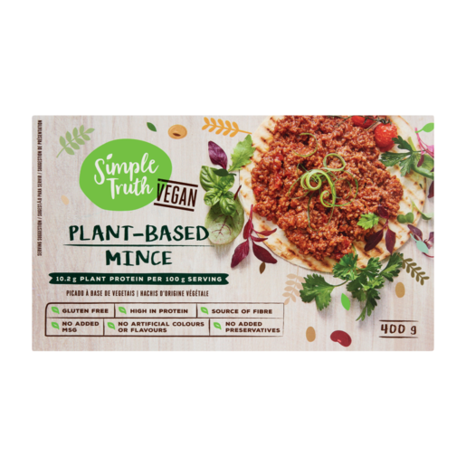Simple Truth Frozen Plant Based Mince 400g