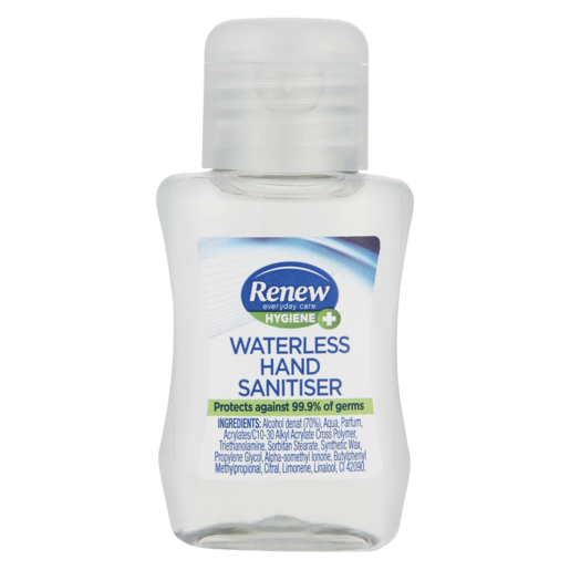 Renew Waterless Hand Sanitiser 50ml