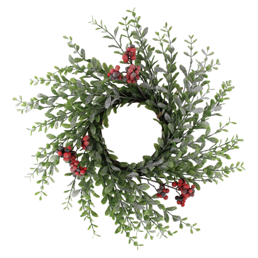 Luxury Green Wreaths With Berries 40cm