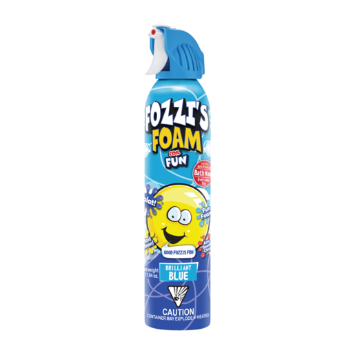 Fozzi's Brilliant Blue Bath Foam Spray Bottle 340ml