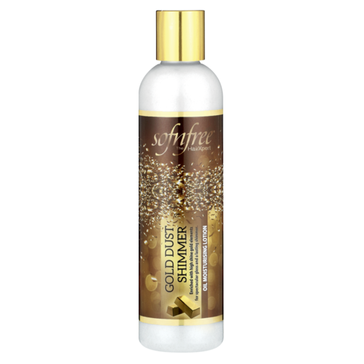 Sof N Free Gold Dust Shimmer Hair Lotion 250ml