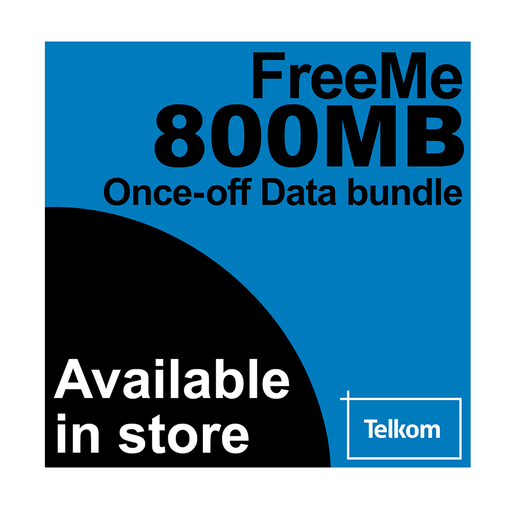 Telkom FreeMe Once-Off Data Bundle 800mb