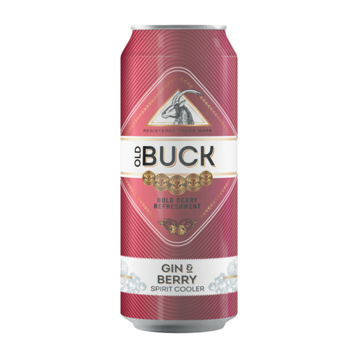 Old Buck Gin & Berry Spirit Cooler 440ml