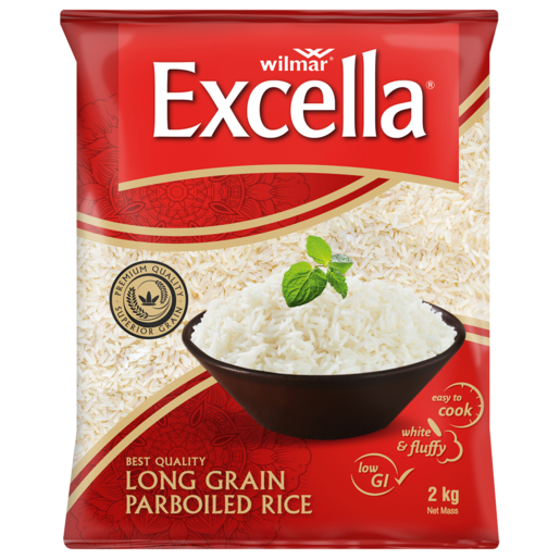 Excella Long Grain Parboiled Rice 2kg