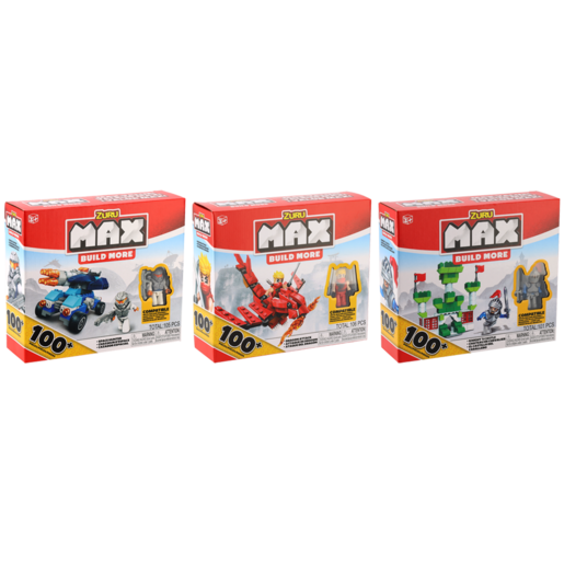 Max Building Blocks 100 Piece (Colour May Vary)
