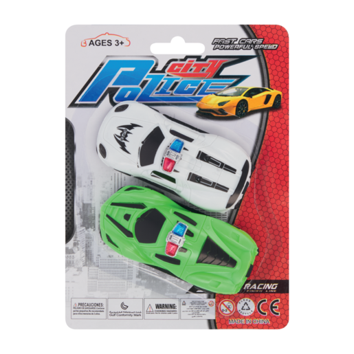 City Police Friction Cars 2 Pack (Assorted Item - Supplied At Random)​​