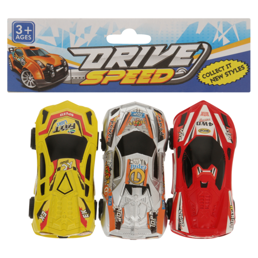 Drive Speed Car Set 3 Pack