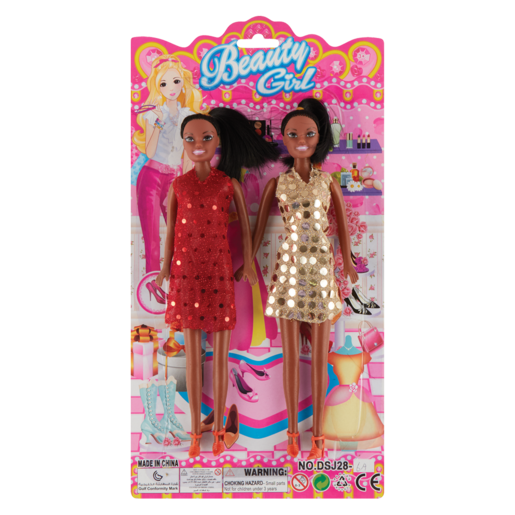 Beauty Girl Twin Pack Doll