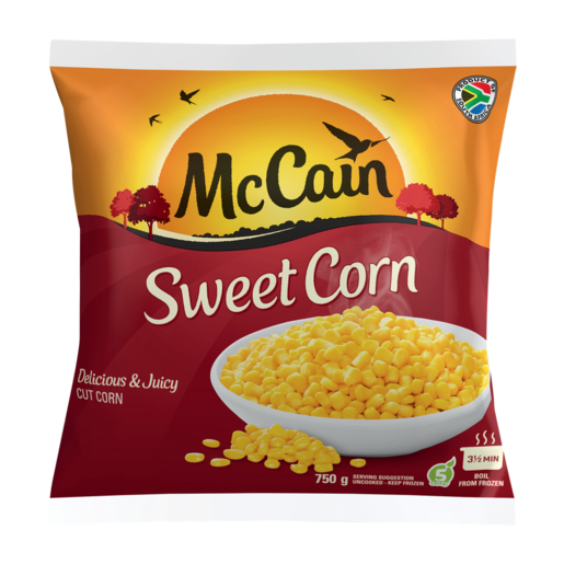 McCain Frozen Sweet Corn 750g
