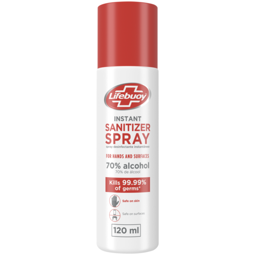 Lifebuoy 70% Alcohol Instant Sanitizer Spray 120ml