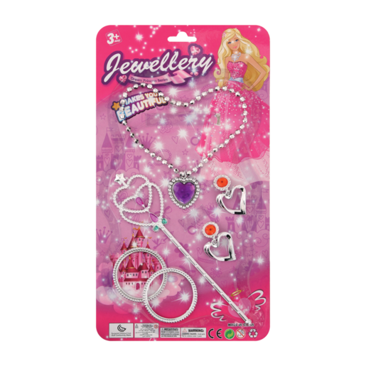 Dream Princess Series Jewellery Set 6 Piece (Assorted Item - Supplied at Random)