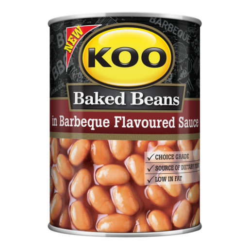 KOO Baked Beans In Barbeque Flavoured Sauce 410g