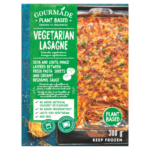 Gourmade Vegetarian Lasagne 300g