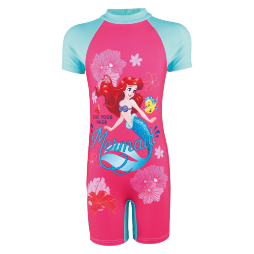 Ariel Girls Pink Swimsuit Size 1-7 Years